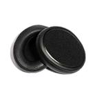 1 Pairs Headset Sponge Cover Ear Pad Leather Case For Kingston Cloud Silver II, Colour: Lambskin Black - 1