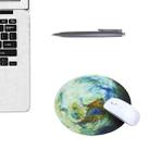 5 PCS Round Soft Rubber Planet Mouse Pad Computer Pad, Size: 250 x 250 x 3mm(Abstract Earth) - 1