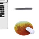 5 PCS Round Soft Rubber Planet Mouse Pad Computer Pad, Size: 250 x 250 x 3mm(Red Moon) - 1
