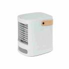 Home Dorm Room Office Mini Air Cooler USB Cooling Fan(White) - 1