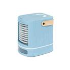 Home Dorm Room Office Mini Air Cooler USB Cooling Fan(Blue) - 1