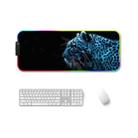 300x800x4mm F-01 Rubber Thermal Transfer RGB Luminous Non-Slip Mouse Pad(Ice Lend) - 1