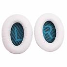 2 PCS Headset Sponge Cover For BOSE QC15 / QC3 / QC2 / QC25 / AE2 / AE2i(White + Blue LR) - 1