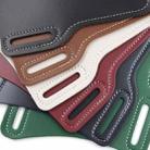 2 PCS Men PU Leather Outdoor Sports Waist Belt Hanging Mobile Phone Bag(Dark Brown) - 3