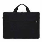 Portable Notebook Bag Multifunctional Waterproof and Wear-Resistant Single Shoulder Computer Bag, Size: 13 inch(Black) - 1