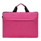 Portable Notebook Bag Multifunctional Waterproof and Wear-Resistant Single Shoulder Computer Bag, Size: 15 inch(Pink) - 1