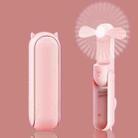 Mini Handheld Small Fan USB Desktop Portable Fan(Pink) - 1