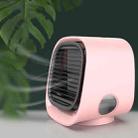 Desktop Cooling Fan USB Portable Office Cold Air Conditioning Fan, Colour: M201 Cherry Pink - 1