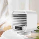 Desktop Cooling Fan USB Portable Office Cold Air Conditioning Fan, Colour: M302 Ivory White - 1