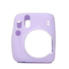 Camera Jelly Color Silicone Protective Cover For Fujifilm Instax mini 11(Purple) - 1