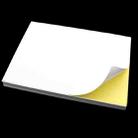 100 Sheets A4 Non-Adhesive Print Paper Blank Writing Adhesive Laser Inkjet Print Label Paper(Matte) - 1