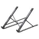 Oatsbasf V01 Portable Metal Laptop Cooling Bracket Aluminum Alloy Folding Adjustable Lifting Stand(Gray) - 1