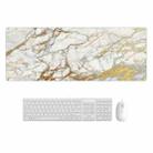 300x700x3mm Marbling Wear-Resistant Rubber Mouse Pad(Exquisite Marble) - 1