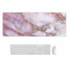 300x800x2mm Marbling Wear-Resistant Rubber Mouse Pad(Zijin Marble) - 1