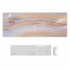 300x800x2mm Marbling Wear-Resistant Rubber Mouse Pad(Broken Marble) - 1