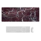 300x800x3mm Marbling Wear-Resistant Rubber Mouse Pad(Fraglet Marble) - 1