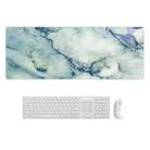 300x800x3mm Marbling Wear-Resistant Rubber Mouse Pad(Blue Crystal Marble) - 1