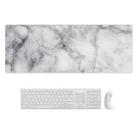 300x800x4mm Marbling Wear-Resistant Rubber Mouse Pad(Granite Marble) - 1