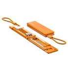 Oatsbasf 03083 Portable Multi-Function Micro USB + USB-C / Type-C + 8 Pin 3 in 1 Charging Cable(Orange) - 1