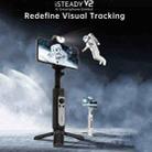 Hohem ISteady V2 Smartphone 3-Axis Gimbal Stabilizer AI Visual Tracking LED Video Light,Style:  White - 2