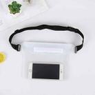 10 PCS Outdoor Beach Mobile Phone Waterproof Bag Three-Layer Sealed PVC Storage Waterproof Waist Bag(White) - 1