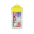 2 PCS PVC Waterproof Phone Bag Touch Screen TPU Drifting Swimming Phone Waterproof Bag(Yellow) - 1