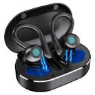 YYK-ANC Noise Cancelling Bluetooth 5.1 TWS Touch Mini Ear-mounted Headphone(Black) - 1