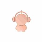 Y01 Metal Musician Car Cartoon Style U Disk, Capacity: 4GB(Rose Gold) - 1