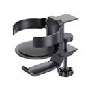 Rotating Cup Holder Headphone Holder Internet Cafe Monitor Headphone Hanger( Black) - 1
