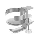 Rotating Cup Holder Headphone Holder Internet Cafe Monitor Headphone Hanger(Moonlight Silver) - 1