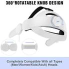Head-Mounted Adjustable Decompression VR Helmet For Oculus Quest 2(White) - 2