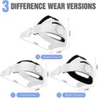 Head-Mounted Adjustable Decompression VR Helmet For Oculus Quest 2(White) - 3