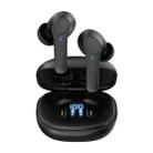 B11 TWS Bluetooth 5.0 Sports Wireless ANC Noise Cancelling In-ear Earphones with Charging Box, Support LED Power Display(Black) - 1