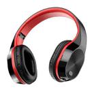 YW-T5 Wireless Bluetooth Headset Foldable Telescopic Game Headphone(Black+Red) - 1