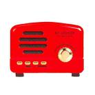 BT01 Retro Bluetooth Wireless Mini Speaker Portable Radio Support TF Card(Red) - 1