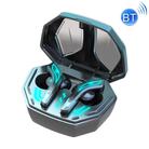 MD158 TWS Wireless Bluetooth 5.2 Game Headphones Low Delay HI-FI Earphone With Breathing Light(Black) - 1