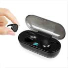 Y30 Wireless Bluetooth Headset 5.0 In-Ear Mini Earphone, Colour: Digital Display Black - 1