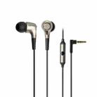 Edifier H230P In-Ear Subwoofer 3.5mm Wire-Controlled Sports Earphone With Microphone, Cable Length:1.3m(Black) - 1