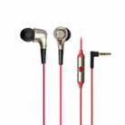 Edifier H230P In-Ear Subwoofer 3.5mm Wire-Controlled Sports Earphone With Microphone, Cable Length:1.3m(Red) - 1