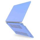 For MacBook Retina 12 A1534 Hollow Cream Style Laptop Plastic Protective Case(Tranquil Blue) - 1