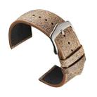 20mm Small Broken Texture Cowhide Strap Suitable For Huawei Watch(Light Coffee) - 1