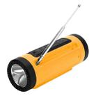 PL-89 Mini Bluetooth Speaker 2 in 1 Outdoor Sports Flashlight & Speaker Support Power Output(Orange) - 1
