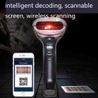 NETUM H8 Wireless Barcode Scanner Red Light Supermarket Cashier Scanner With Charger, Specification: Two-dimensional - 2