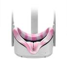 VR Silicone Eye Cover Anti-Sweat And Decontamination Color VR Goggles For Oculus Quest 2(White Pink) - 3