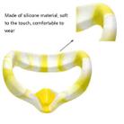 VR Silicone Eye Cover Anti-Sweat And Decontamination Color VR Goggles For Oculus Quest 2(White Yellow) - 5