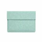 Horizontal Sheep Leather Laptop Bag For Macbook  12 Inch A1534(Liner Bag  Fruit Green) - 1