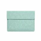 Horizontal Sheep Leather Laptop Bag For Macbook Pro 15 Inch A1707/A1990(Liner Bag  Fruit Green) - 1