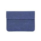 Horizontal Sheep Leather Laptop Bag For Macbook Pro 15 Inch A1707/A1990(Liner Bag (Dark Blue)) - 1