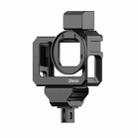 Ulanzi G9-5 Metal Vlog Case Housing Camera Cage with Dual Cold Shoes for GoPro HERO10 Black / HERO9 Black(Black) - 1