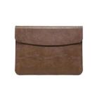Horizontal Litchi Texture Laptop Bag Liner Bag For MacBook  11 Inch A1370 / 1465(Liner Bag Brown) - 1